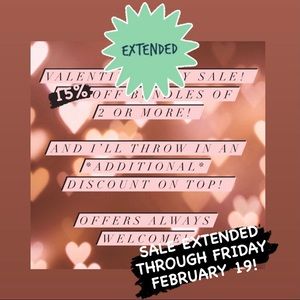 VALENTINE’S DAY SALE!